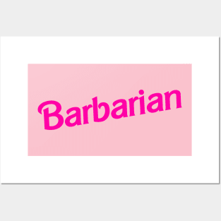 Barbarian Posters and Art